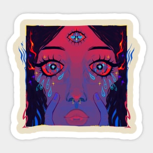 Cry Baby Sticker